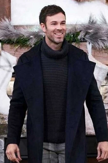 Dominick Whelton 12 Dates Of Christmas Black Trench Coat