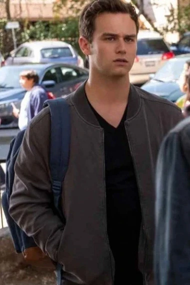 13 Reasons Why Brandon Flynn Cotton Grey Jacket