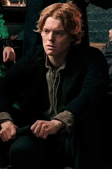 Krester 1899 TV Series Lucas Lynggaard Black Wool Blazer
