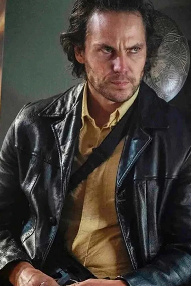 Taylor Kitsch Ray Jackson 21 Bridges Black Leather Jacket