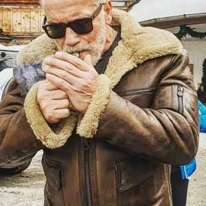 Arnold Schwarzenegger Outfits And Leather Jackets