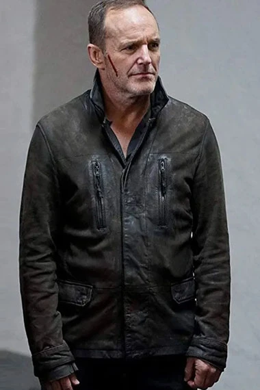 Agents of SHIELD Clark Gregg Phil Coulson Brown Suede Jacket agents-of-shield-phil-coulson-jacket