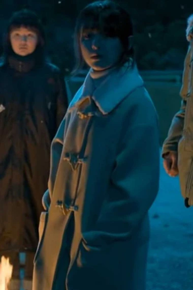 Nam On Jo Park Ji Hu All Of Us Are Dead Beige Wool Duffle Coat