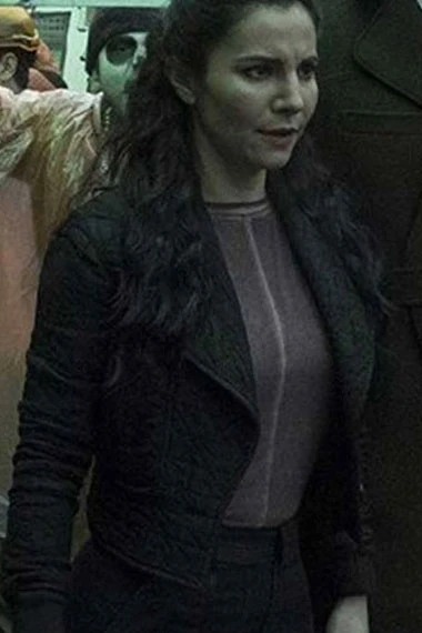 Kristin Ortega Martha Higareda Altered Carbon Biker Jacket