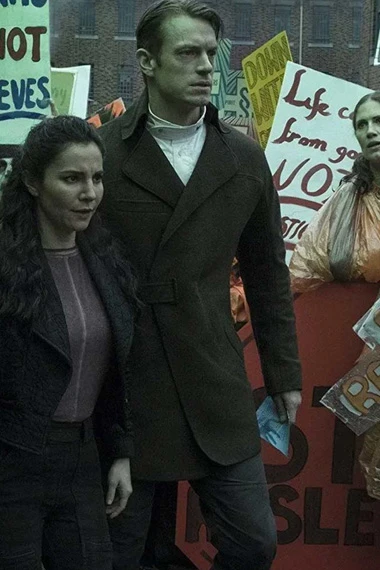 Joel Kinnaman Takeshi Kovacs Altered Carbon Brown Trench Coat