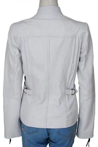 Get Smart Anne Hathaway Agent 99 Biker White Leather Jacket get-smart-agent-99-white-leather-jacket