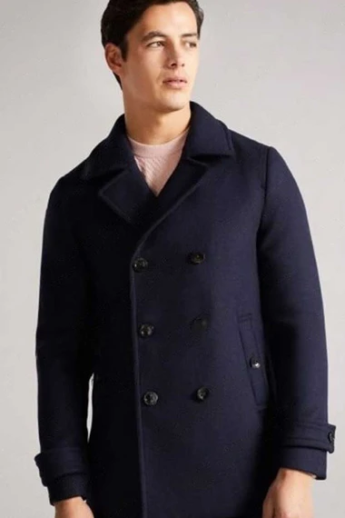 Mark Higgins Matt McGorry Archive 81 Double Breasted Peacoat