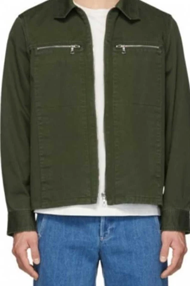 Mark Higgins Matt McGorry Archive 81 Green Cotton Jacket