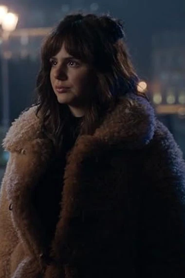 Korina Dominguez Army of Thieves Ruby Fee Beige Fur Coat
