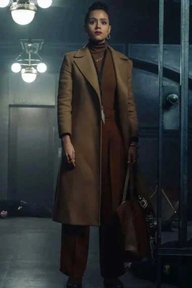 Gwendoline Starr Army of Thieves Nathalie Emmanuel Long Coat