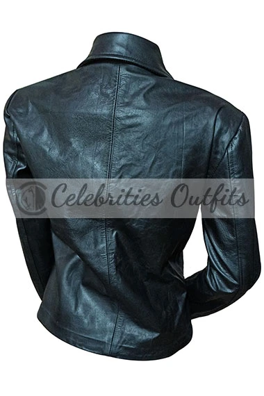 Caity Lotz Arrow Sara Lance White Canary Black Leather Jacket arrow-sara-lance-caity-lotz-jacket