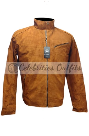 Arsenal Arrow Roy Harper Colton Haynes Brown Suede Jacket arrow-arsenal-colton-haynes-suede-jacket