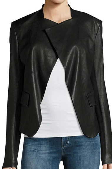 Dinah Drake Juliana Harkavy Arrow Black Canary Drape Jacket