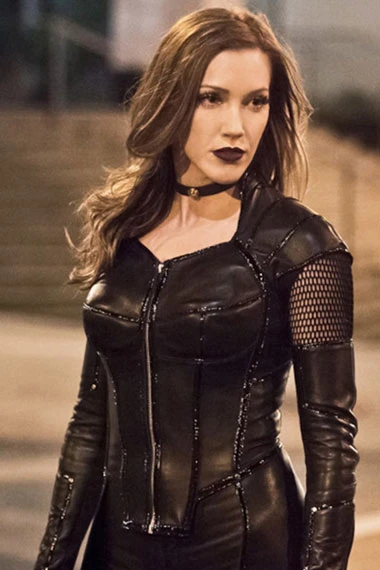 Laurel Lance Arrow Black Siren Katie Cassidy Black Canary Coat