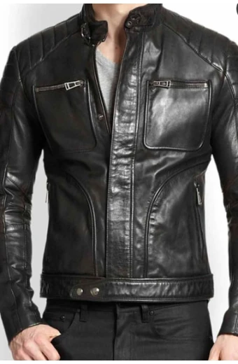 Arrow John Barrowman Malcolm Merlyn Dark Archer Black Jacket arrow-malcolm-merlyn-black-leather-jacket
