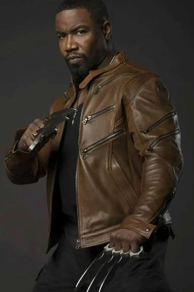 Michael Jai White Arrow TV Show Ben Turner Bronze Tiger Jacket