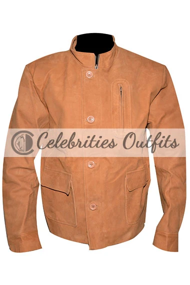 Oliver Queen Arrow TV Show Stephen Amell Brown Suede Jacket