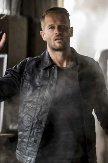 Vincent Sobel Vigilante Arrow Johann Urb Black Leather Jacket