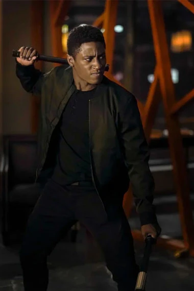 Connor Hawke Joseph David Arrow TV Show Black Cotton Jacket