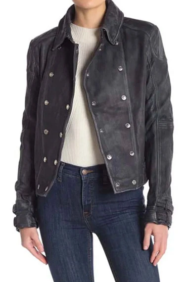 Black Canary Arrow Juliana Harkavy Dinah Drake Biker Jacket