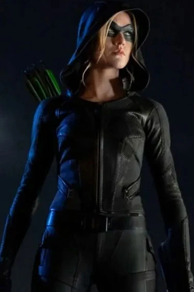 Blackstar Arrow Mia Smoak Katherine McNamara Hooded Jacket