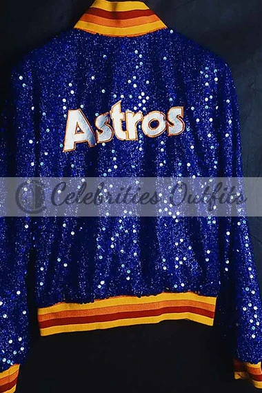 Houston Astros Blue Sparkle Sequin Varsity Bomber Jacket houston-astros-sparkle-jacket