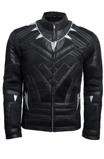 Black Panther T Challa Chadwick Boseman Costume black-panter-tchalla-jacket-costume