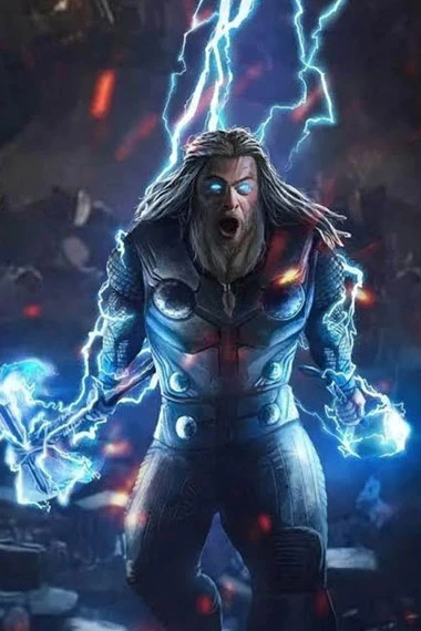 Avengers Endgame Chris Hemsworth Thor Cosplay Leather Vest