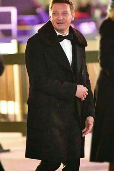 Clint Barton Hawkeye Jeremy Renner Ronin Black Wool Trench Coat