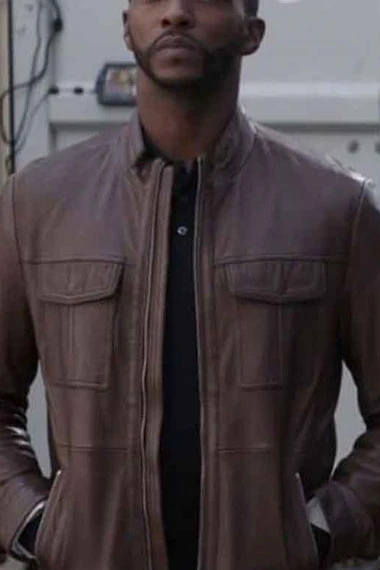Avengers Endgame Falcon Sam Wilson Anthony Mackie Brown Jacket avengers-endgame-falcon-brown-leather-jacket