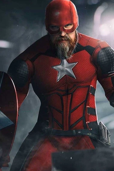 Red Guardian David Harbour Black Widow Alexei Shostakov Jacket