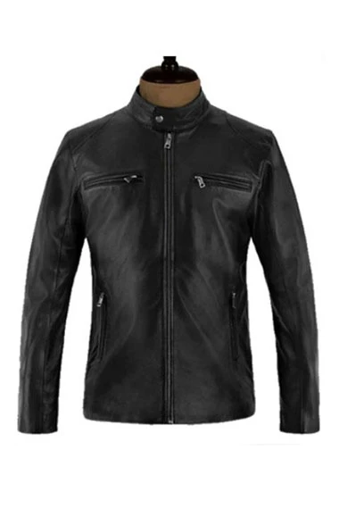 Steve Rogers Avengers Endgame Chris Evans Black Leather Jacket