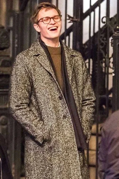 Theo Decker The Goldfinch Ansel Elgort Grey Trench Coat
