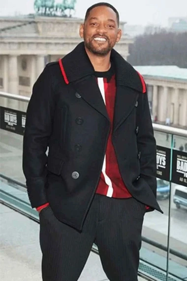 Will Smith Bad Boys For Life Mike Lowrey Black Trench Peacoat