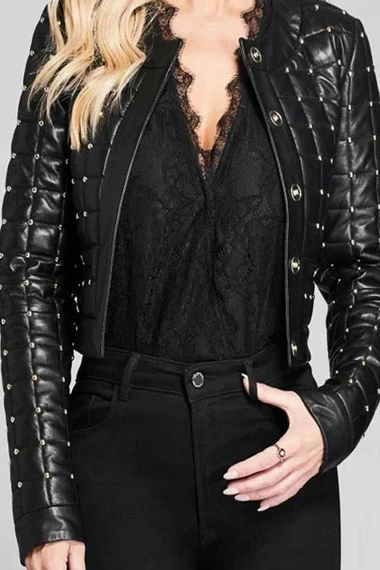 Batwoman TV Show Mary Hamilton Nicole Kang Quilted Jacket