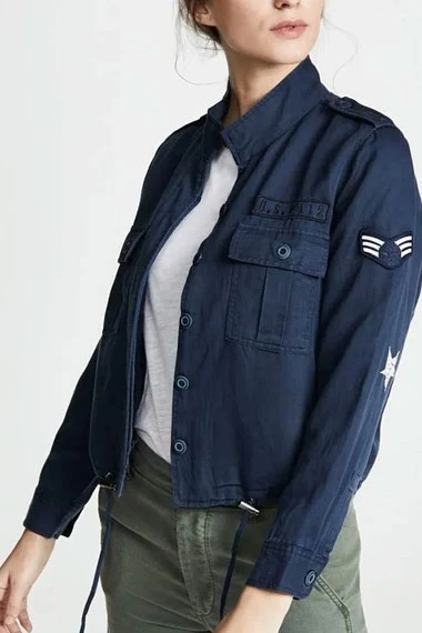 Ruby Rose Batwoman TV Series Katherine Kane Blue Wool Jacket