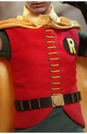 Burt Ward Robin Batman TV Series Dick Grayson Red Cotton Vest robin-batman-dick-grayson-vest-jacket