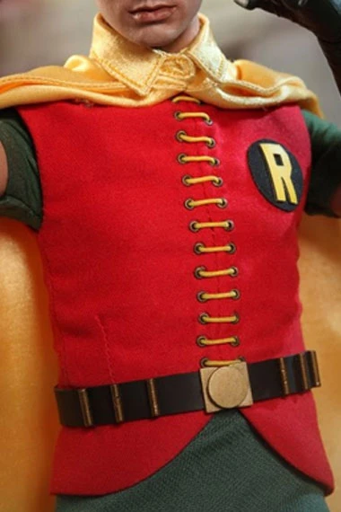 Batman TV Series Robin Burt Ward Dick Grayson Red Cotton Vest