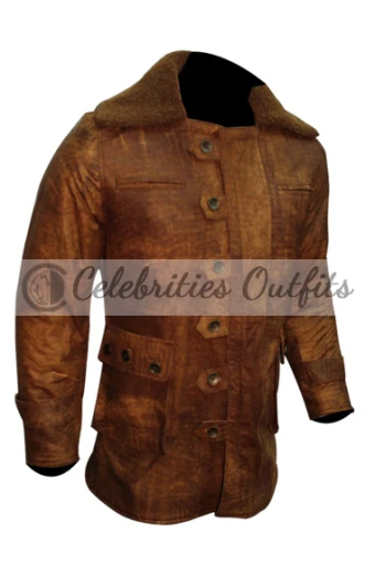 The Dark Knight Rises Bane Tom Hardy Brown Leather Coat the-dark-knight-rises-bane-brown-coat