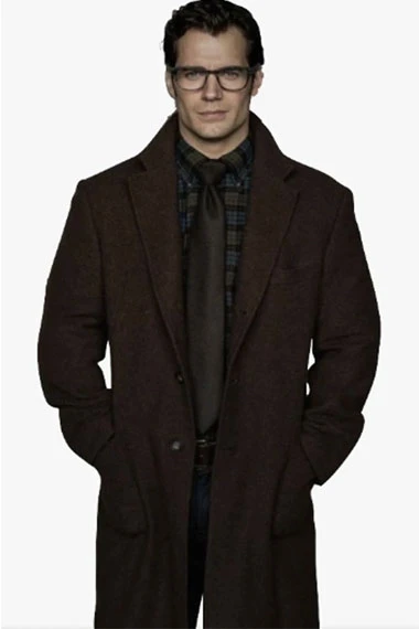 Henry Cavill Batman v Superman Dawn of Justice Clark Kent Coat