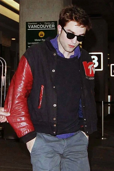Robert Pattinson Music Television Letterman Black Wool Jacket