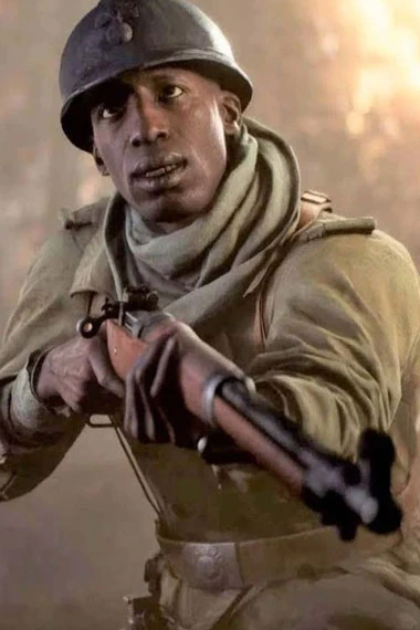 Battlefield 5 Deme Cisse Cosplay Video Game Trench Jacket