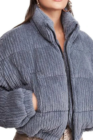 Maya Andersson Miriam Ingrid Beartown Grey Corduroy Jacket