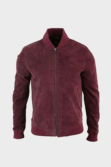 Yahya Abdul-Mateen Black Mirror Karl Maroon Bomber Jacket black-mirror-yahya-bomber-jacket