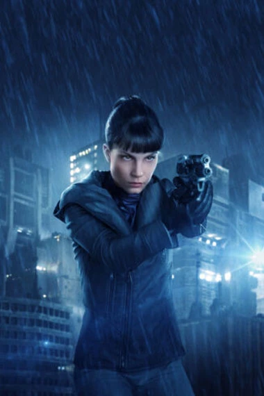 Luv Blade Runner 2049 Sylvia Hoeks Hooded Black Leather Jacket