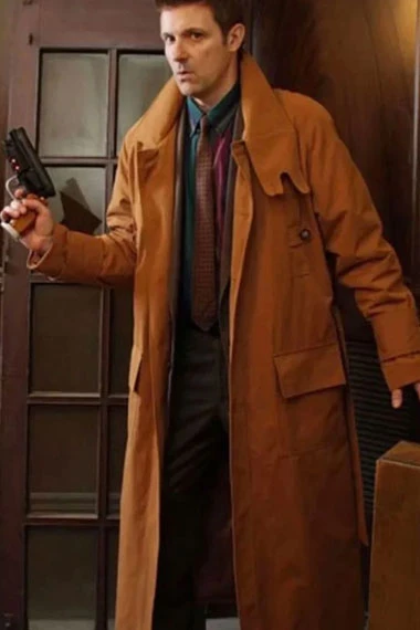 Harrison Ford Blade Runner Rick Deckard Brown Long Trench Coat