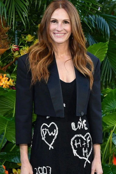 Julia Roberts Ticket to Paradise Black Evening Bolero Jacket
