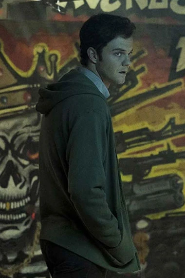 The Boys Jack Quaid Hughie Campbell Brown Cotton Hoodie