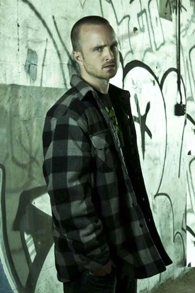 Aaron Paul El Camino Breaking Bad Jesse Pinkman Plaid Jacket