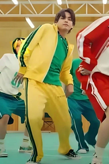 V BTS Butter Bangtan Boys Kim Tae-hyung Bomber Fleece Jacket